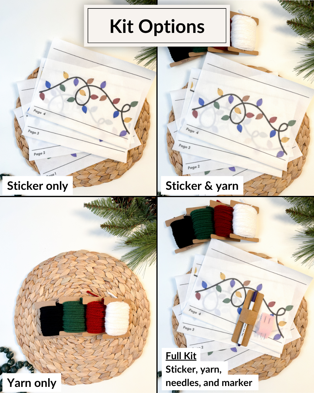 Christmas Light Blanket DIY Kit