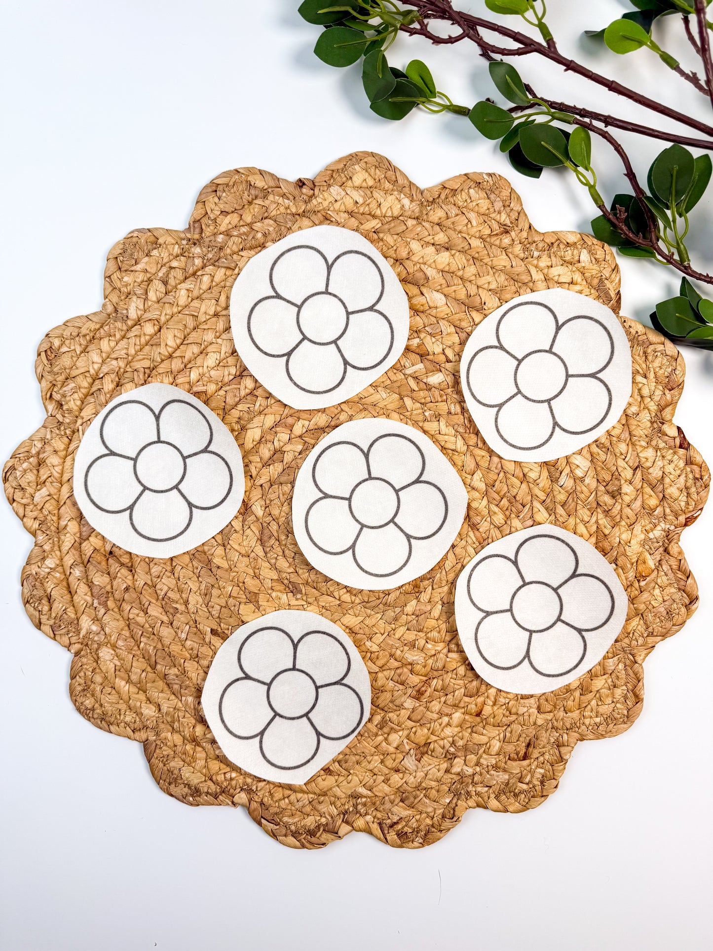 Puff Flower Stick & Stitch Pack