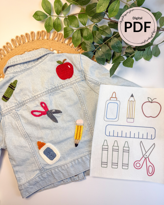 Digital Back to School Collection & Font Patterns