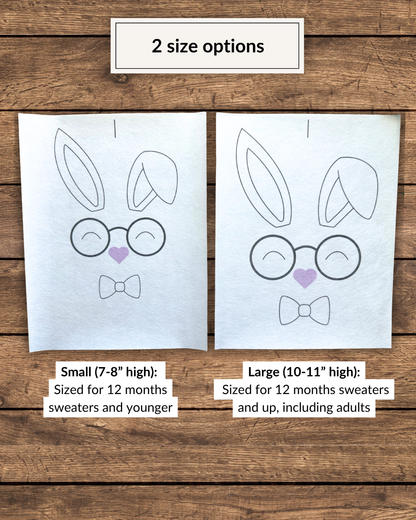 Easter Bunny Face Embroidery DIY Kit