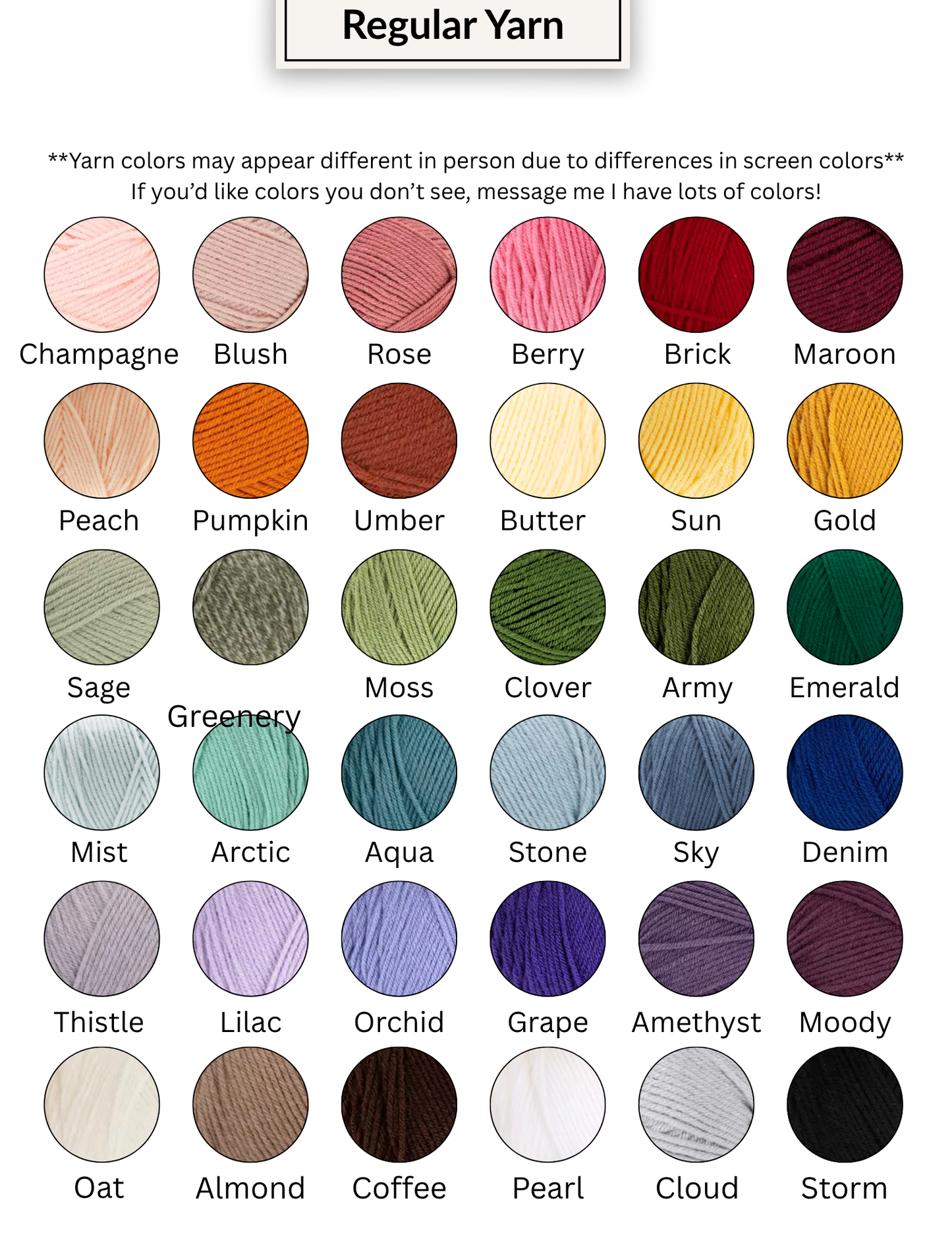 Extra Yarn - 40' (feet)