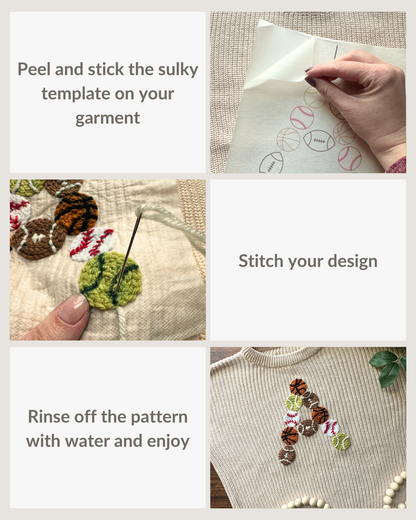 Sport Balls Letter Embroidery Patterns (A-Z) & (0-9) (Digital Download)