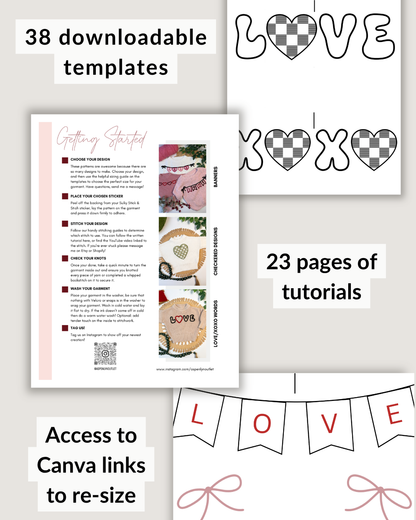 Valentine's Day Banners and Words (Digital Download)