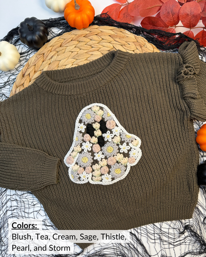 Motifs de broderie de lettres/chiffres Tournesol et Marguerite (A-Z) et (1-9) Kit de bricolage de broderie de fil