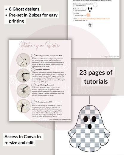 Ghost Gender Neutral Templates (Digital Download)