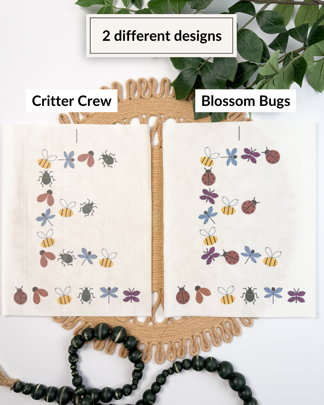 Bug Letter Embroidery DIY Kit (A-Z) & (0-9)