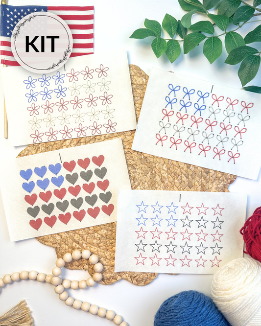 Flag Embroidery DIY Kit