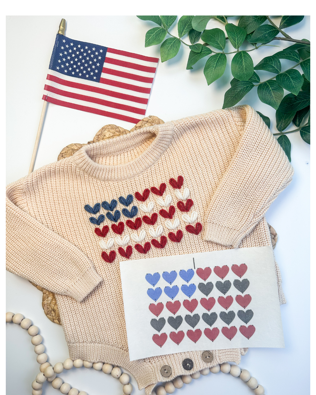 Flag Embroidery DIY Kit