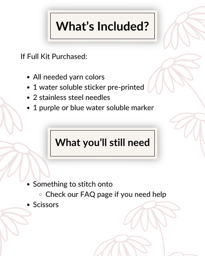 Kit de broderie DIY Citrouille d'automne
