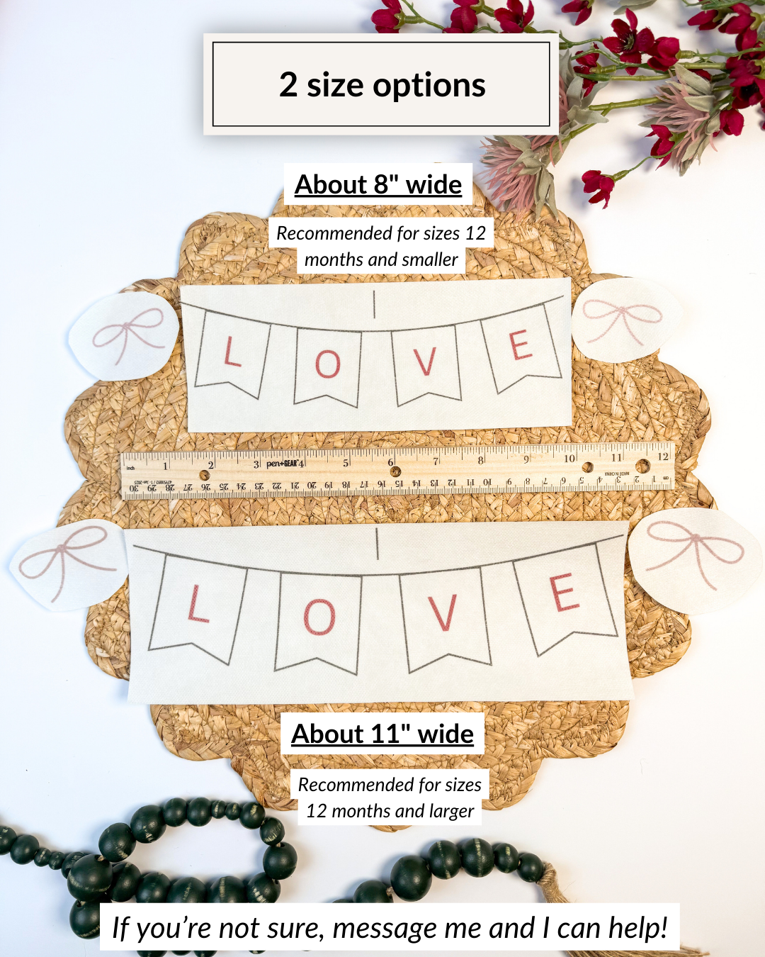 Valentines Day Banners and Words Yarn Embroidery DIY Kit