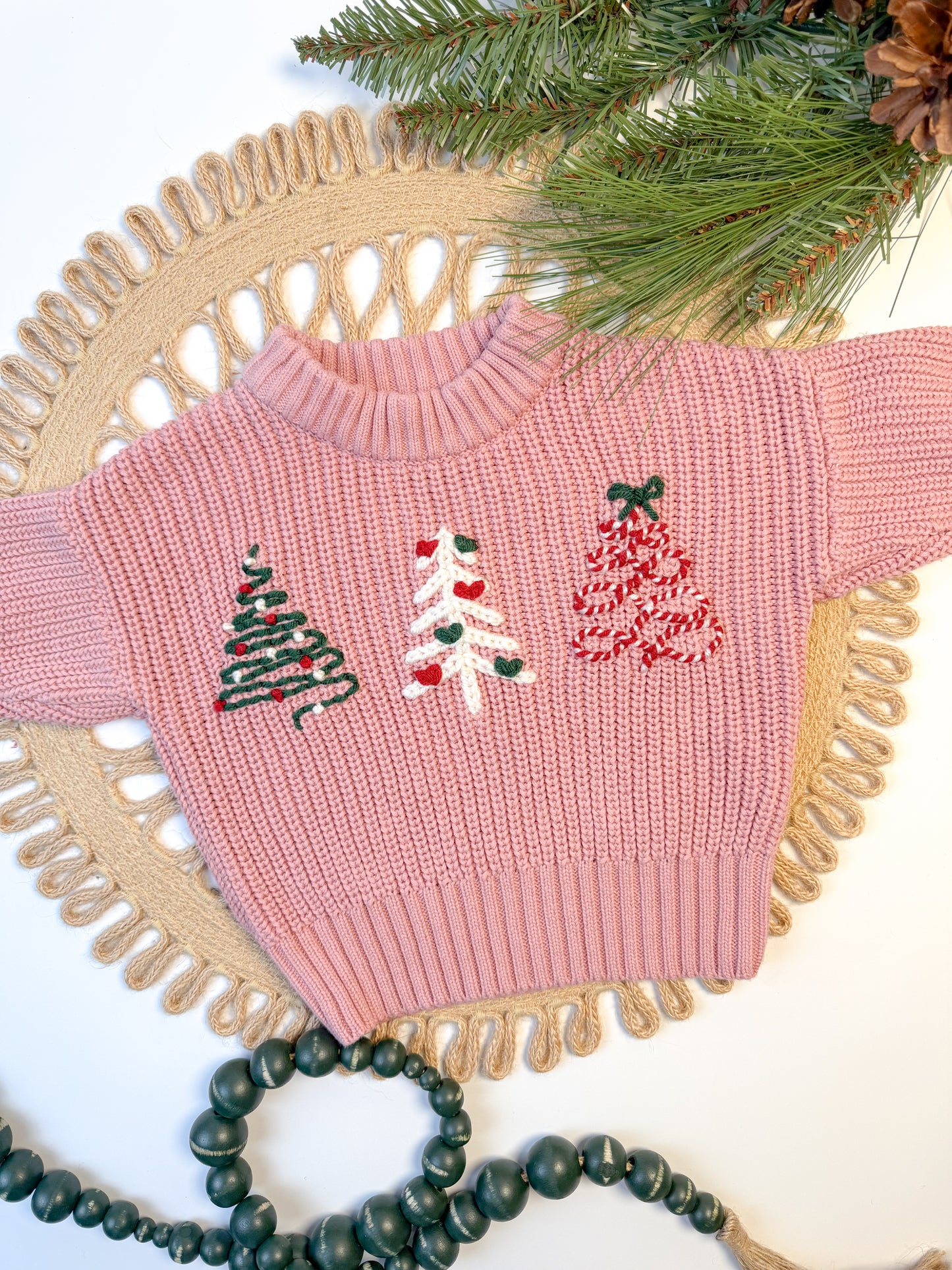 Christmas Tree Line Embroidery Patterns (Digital Download)