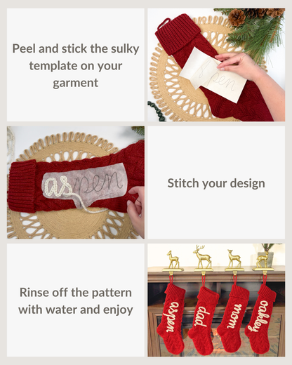 Kits complets de bas de Noël
